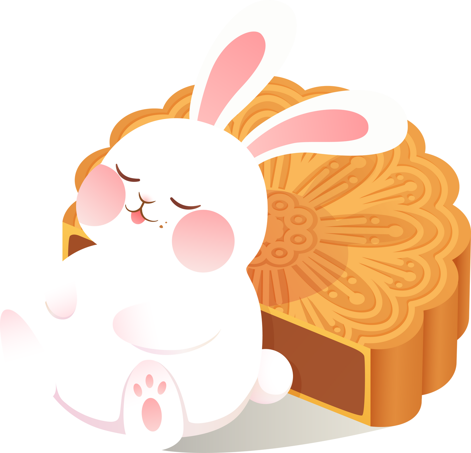 Mid Autumn Festival - Moon Rabbit and Mooncakes