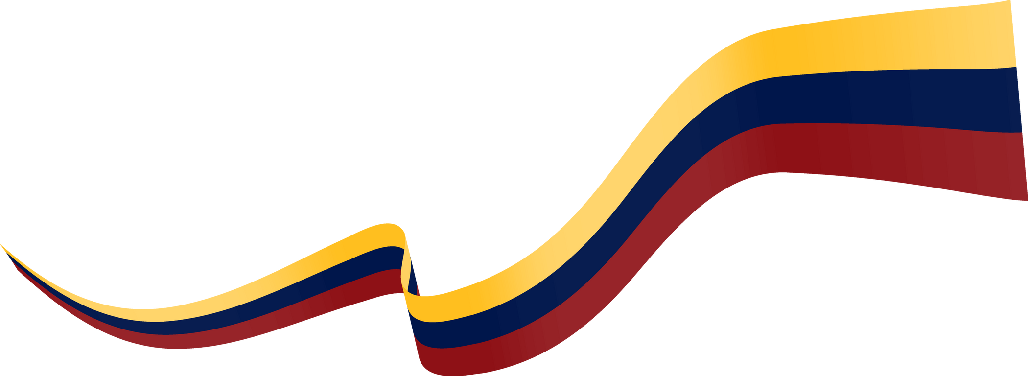 Colombia flag ribbon