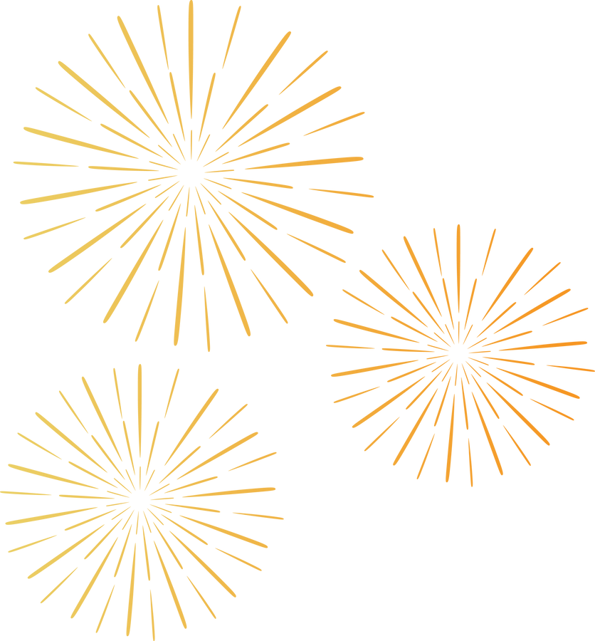 Fireworks New Year Element