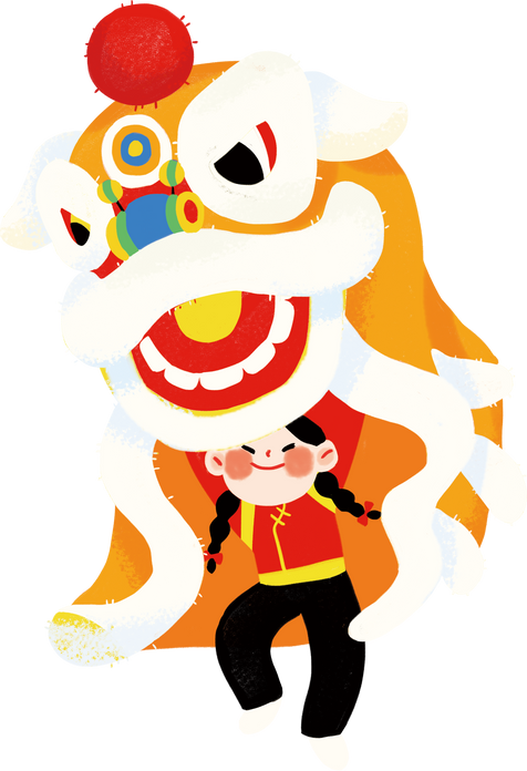 Dragon Dance Illustration