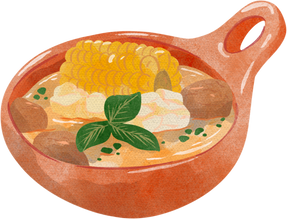 Detailed Watercolor Ajiaco